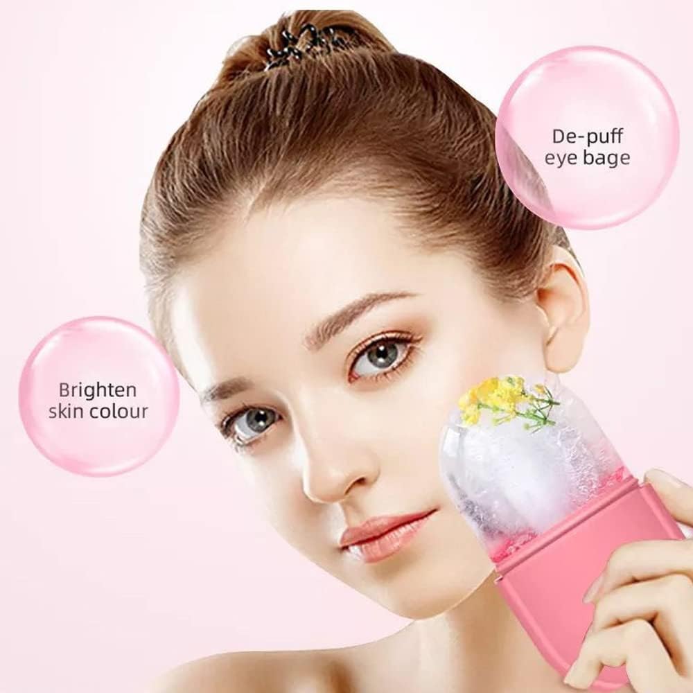 Reusable Ice Roller for Face – Facial Ice Massage Roller for Cooling & Skin Refreshing