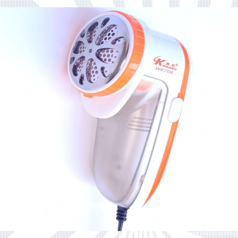 WK-708 Electric Fabric Shaver & Lint Remover – 3-Blade Clothes Fuzz & Pilling Cleaner