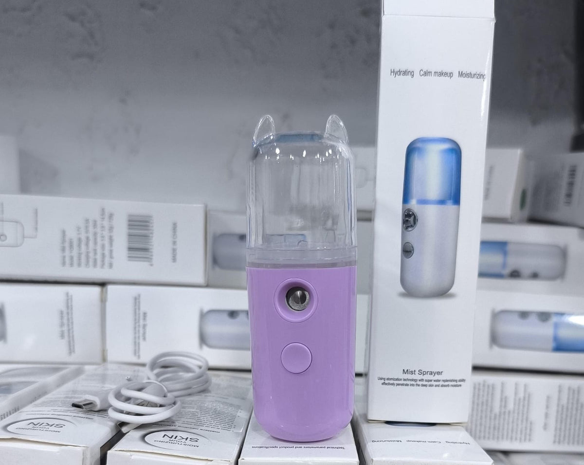 Portable Nano Facial Mist Sprayer – USB Rechargeable Facial Moisturizer & Hydrating Mist
