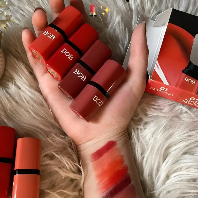 6 Pcs Matte Lipstick Set – High-Pigment Long-Lasting Lip Colors with Smooth Matte Finish