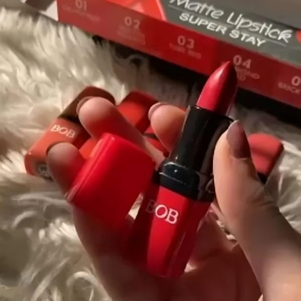 6 Pcs Matte Lipstick Set – High-Pigment Long-Lasting Lip Colors with Smooth Matte Finish