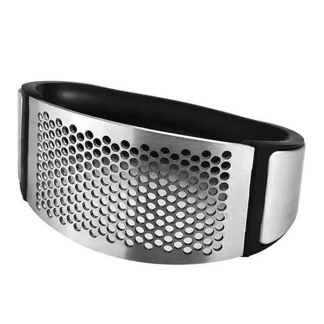 Stainless Steel Garlic Press Rocker – Manual Garlic Crusher, Mincer & Squeezer Kitchen Tool