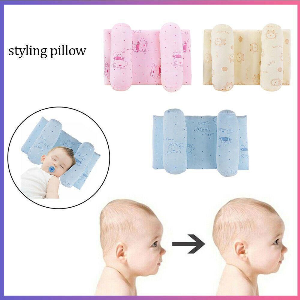 Adjustable Newborn Baby Head Support Pillow – Soft Breathable Infant Pillow for Crib & Travel