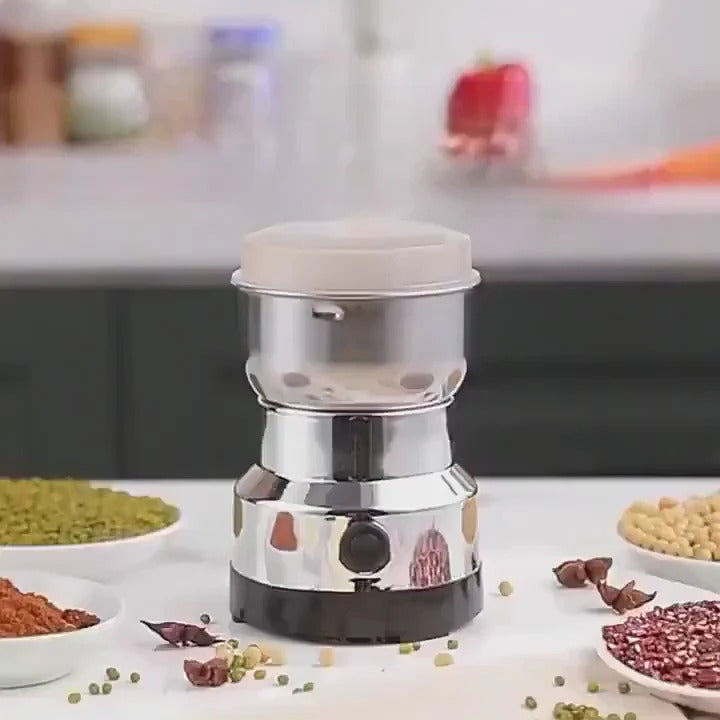 300W Electric Spice & Coffee Grinder – Stainless Steel Blades, 85–100g Capacity for Masala