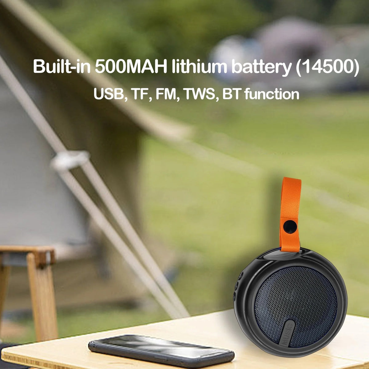 X-316 Mini Bluetooth Speaker – Portable Wireless Speaker with USB, TF Card & FM Radio