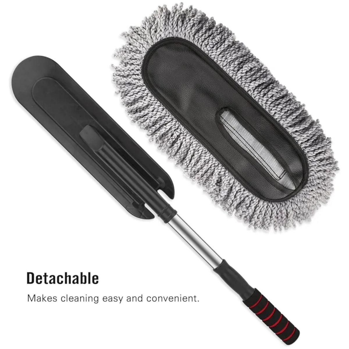 Car Wash Cleaning Brush – Microfiber Car Duster with Telescopic Handle for Interior & Exterior Cleaning