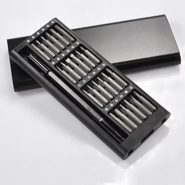 25-in-1 Precision Screwdriver Set – Magnetic Repair Tool Kit with 24 Interchangeable Bits for Phones, Laptops & Electronics