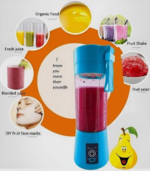 Portable USB Rechargeable Blender – Mini Personal Smoothie Maker & Fruit Juicer Cup
